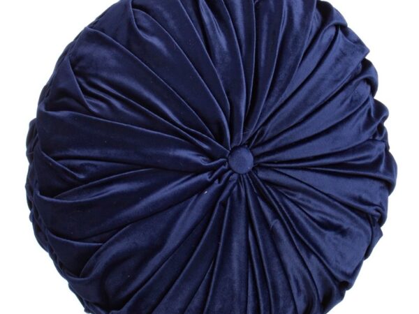 Cuscino Decorativo Rotondo Sfrangiato Velluto Elegante 3