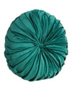 Cuscino Decorativo Rotondo Sfrangiato Velluto Elegante 9