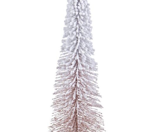 Mini Albero di Natale Piccolo da Tavolo Scrivania Innevato