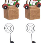 Pendagli Albero di Natale Pacco reagalo in Metallo H 15 cm 5