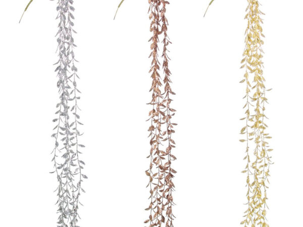 Rametto Natalizio Decorativo Pendente Imperial H97 cm 4Pz