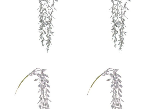 Rametto Natalizio Decorativo Pendente Imperial H97 cm 4Pz 3