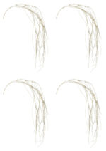 Ramo Natalizio Capelli Angelo Glitterato H 112 cm 4Pz 8