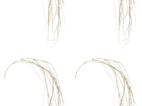 Ramo Natalizio Capelli Angelo Glitterato H 112 cm 4Pz 3