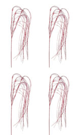 Ramo Natalizio Capelli Angelo Glitterato H 112 cm 4Pz 10