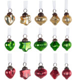 Pendagli Natalizi Antichizzati Vintage Albero di Natale 5Pz 7