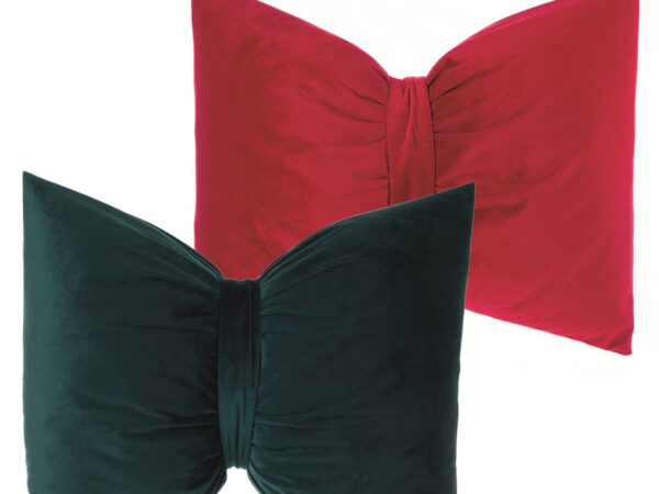 Cuscino Fiocco Velluto Shabby Chic Romantico Blanc Mariclò