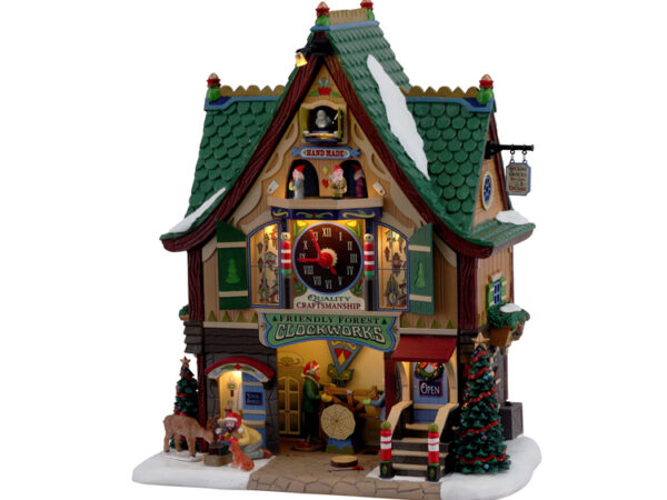 Negozio Orologi Orologeria per Villaggio di Natale Lemax