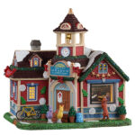 Scuola per Renne di Babbo Natale Edificio Villaggio Lemax 5