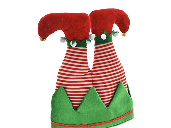 Puntale Albero di Natale con Pantaloni Calze di Elfo Verdi