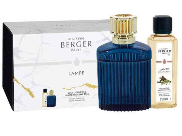 Lampada Berger Alpha Blu Imperiale e Ricarica Sous l’Oliveraie