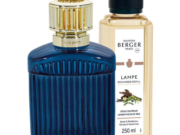 Lampada Berger Alpha Blu Imperiale e Ricarica Sous l’Oliveraie 3