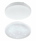 Plafoniera Applique in Vetro Rotonda Frania | Eglo 15