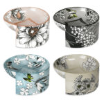 Porta Saponetta in Porcellana da Bagno Floreale Mami Milano 8