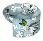 Porta Saponetta in Porcellana da Bagno Floreale Mami Milano 12