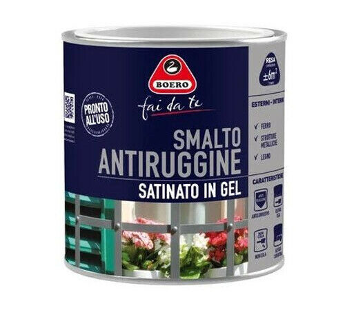 Smalto Antiruggine Satinato in Gel 972 | Boero