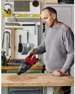 Aspirapolvere a Batteria Portatile Einhell TE-VC 18 Li-Solo Aspirabriciole Auto 16