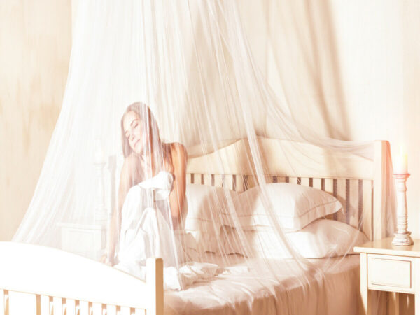 Zanzariera per Letto a Baldacchino 125 x 250 cm