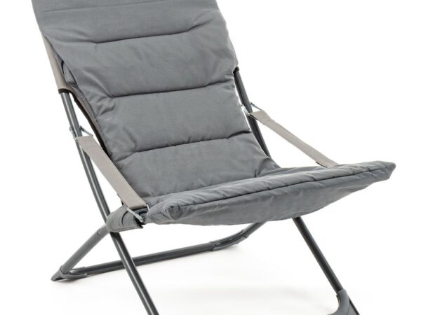 Sedia Sdraio Relax da Esterno in Acciaio Sfoderabile 3