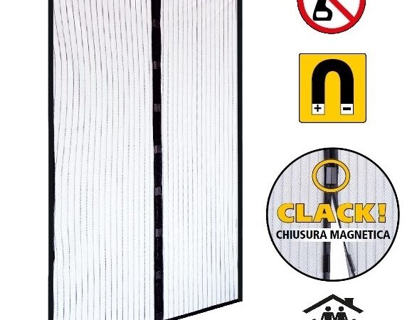 Zanzariera Magnetica per Porta Finestra Adesiva a Strappo 3