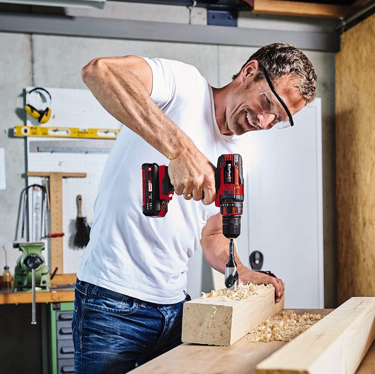 Kit TC-TK 18 Einhell Trapano TC-CD 18/35 Smerigliatrice TC-AG 18/115 7