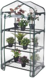 Serra da Balcone con Ruote Trasportabile Terrazzo Giardino 12