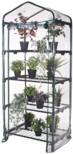 Serra da Balcone con Ruote Trasportabile Terrazzo Giardino 14