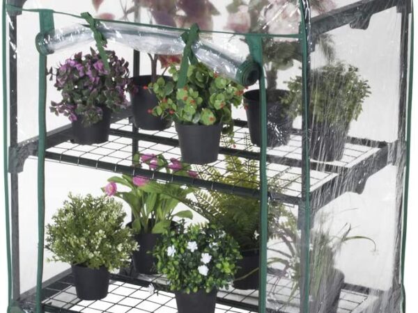 Serra da Balcone con Ruote Trasportabile Terrazzo Giardino 3