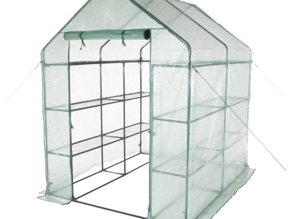 Serra da Giardino a Casetta 6 Ripiani Grande Telo Retinato