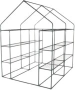 Serra da Giardino a Casetta 6 Ripiani Grande Telo Retinato 18