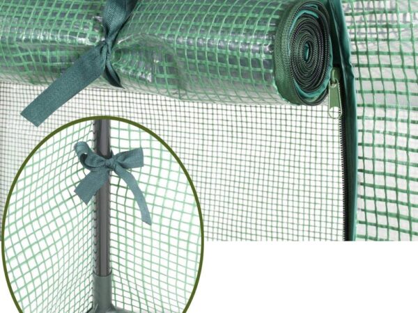 Serra da Giardino a Casetta 6 Ripiani Grande Telo Retinato 3