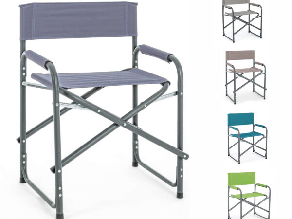 Sedia da Regista per Esterno Pieghevole in Tessuto Olbia