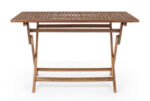 Tavolo in Legno Pieghevole da Esterno 70×120 Noemi 12