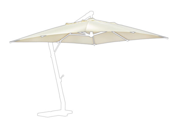 Telo Ricambio per Ombrellone da Giardino Capua Bizzotto