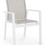 Sedia da Esterno Giardino Nera in Metallo Legno Belmar 2 Pz 22