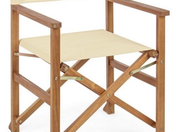 Sedia da Regista Pieghevole in Legno Poltrona Esterno Noemi