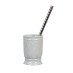 Porta Spazzolini Denti con Cuore Bagno Shabby Chic Blanc Mariclò 4