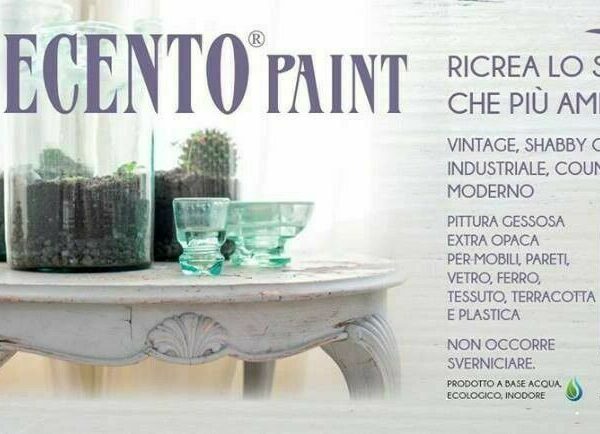 Novecento Paint Pittura Gessosa per Effetti Shabby Chic 3