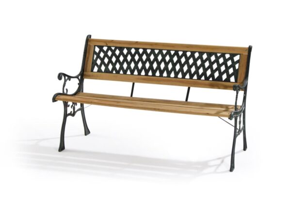 Panchina da Giardino Esterno in Legno Parco Verdelook