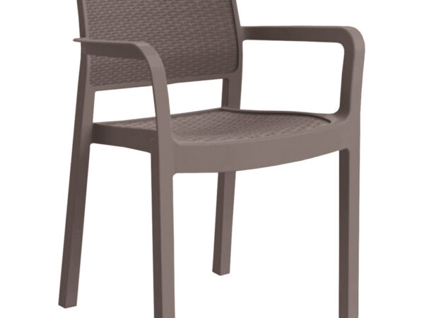 Sedia da Esterno Giardino in Resina Rattan Samanna 2 Pz 3