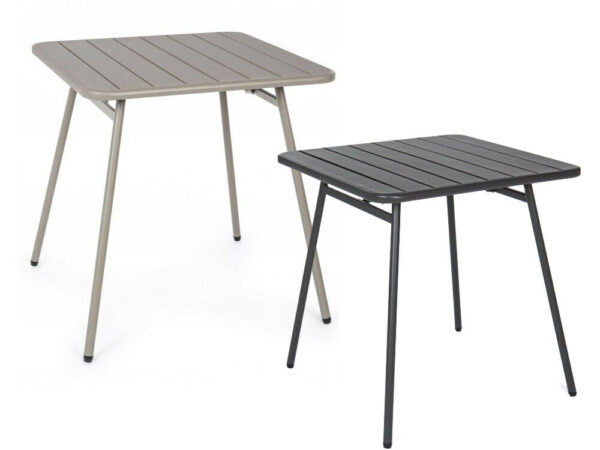 Set Giardino in Acciaio Tavolino + 2 Sedie | Bizzotto 3
