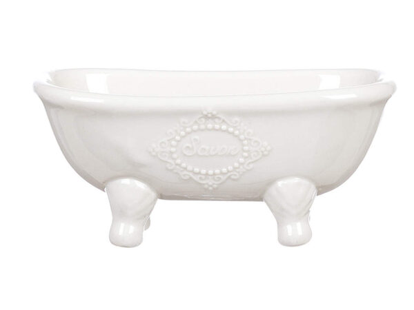 Porta Saponetta da Bagno Shabby Chic Ceramica Blanc Mariclò