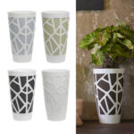 Vaso per Piante Mosaic Curve Hight 55 Idel Auto Irrigazione 8