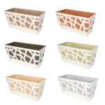 Vaso per Piante Mosaic Quadro 17 Idel con Auto Irrigazione 18