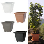 Vaso per Piante Quadrato Interno Esterno Plasticotto Quadro Idel 10