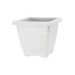 Vaso per Piante Quadrato Interno Esterno Plasticotto Quadro Idel 12