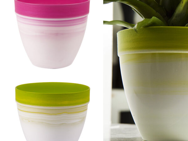Vaso per Piante Colorato Sfumature Touch Exclusive Idel