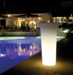 Vaso Luminoso da Giardino Esterno o Interno Bianco Flos Idel 5