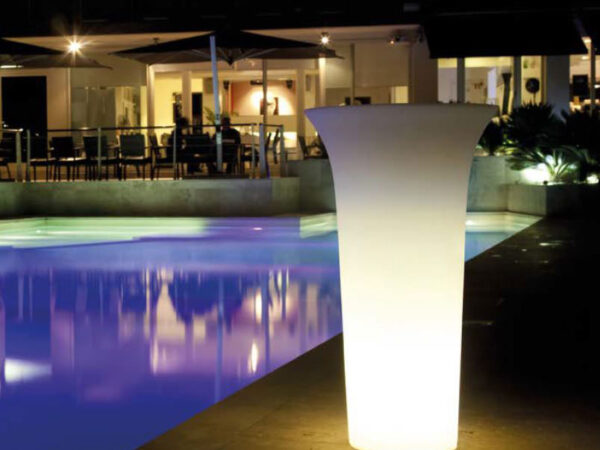 Vaso Luminoso da Giardino Esterno o Interno Bianco Flos Idel