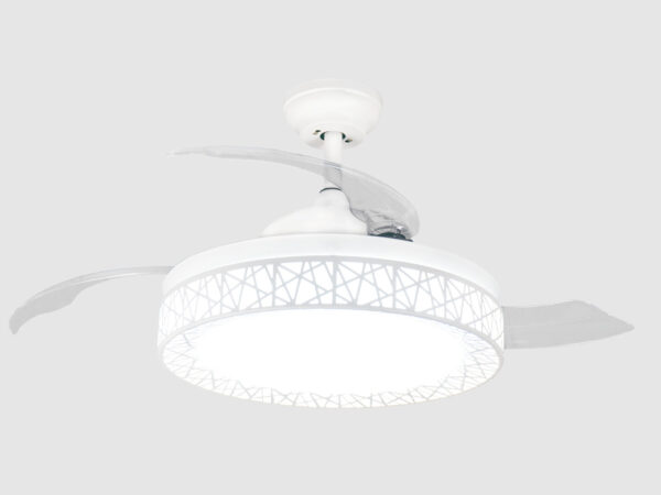 Ventilatore a Soffitto con Pale a Scomparsa e Luci Led Ghost